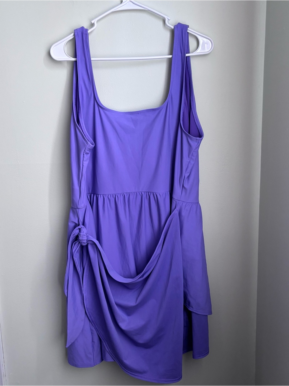 Old navy Lilac Tank Romper with Wrap Skirt swim dress nwt size 3X - Picture 5 of 7